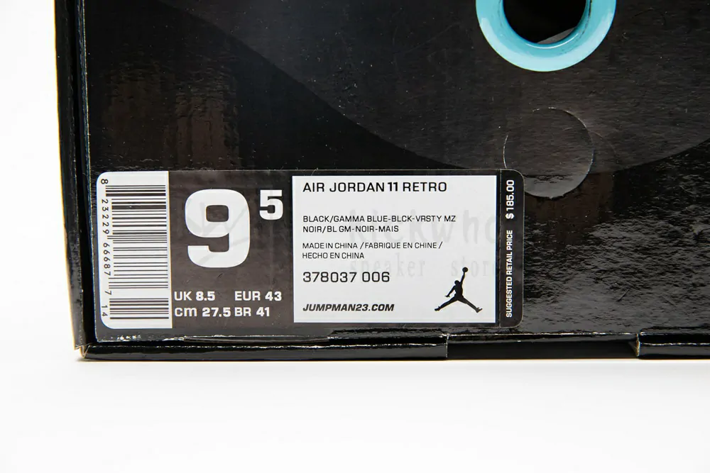 air jordan 11 retro gamma blue godkiller 378037 006